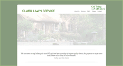 Desktop Screenshot of clarklawnservice.com