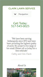 Mobile Screenshot of clarklawnservice.com
